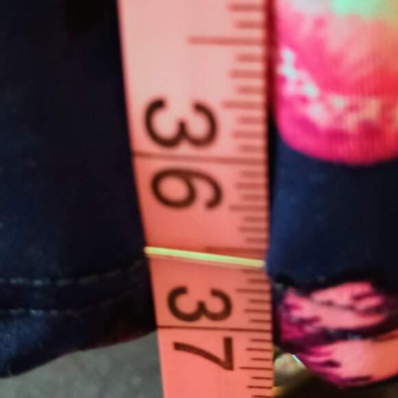 EUC: Tiffany & Grey Sze 3X Navy Blue Floral Shift Dress - Picture 5 of 5